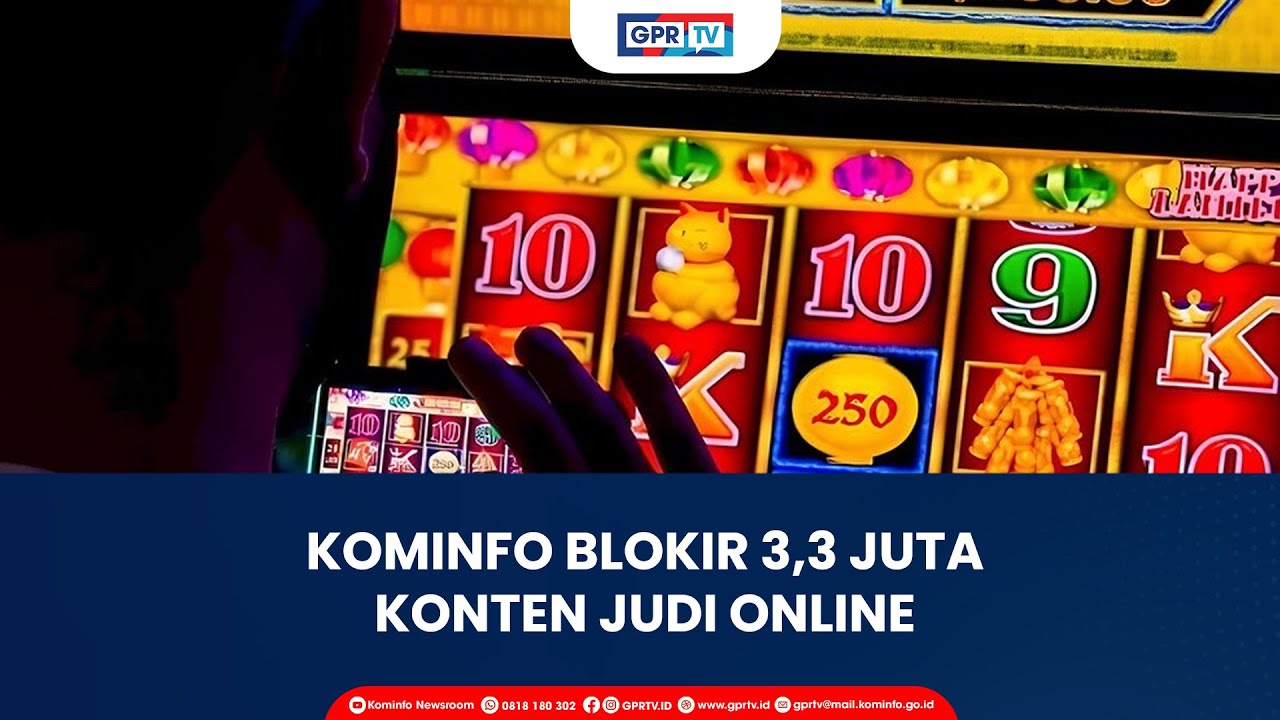 Kominfo Tindak Tegas, Blokir 3 Juta Situs Judi di Indonesia